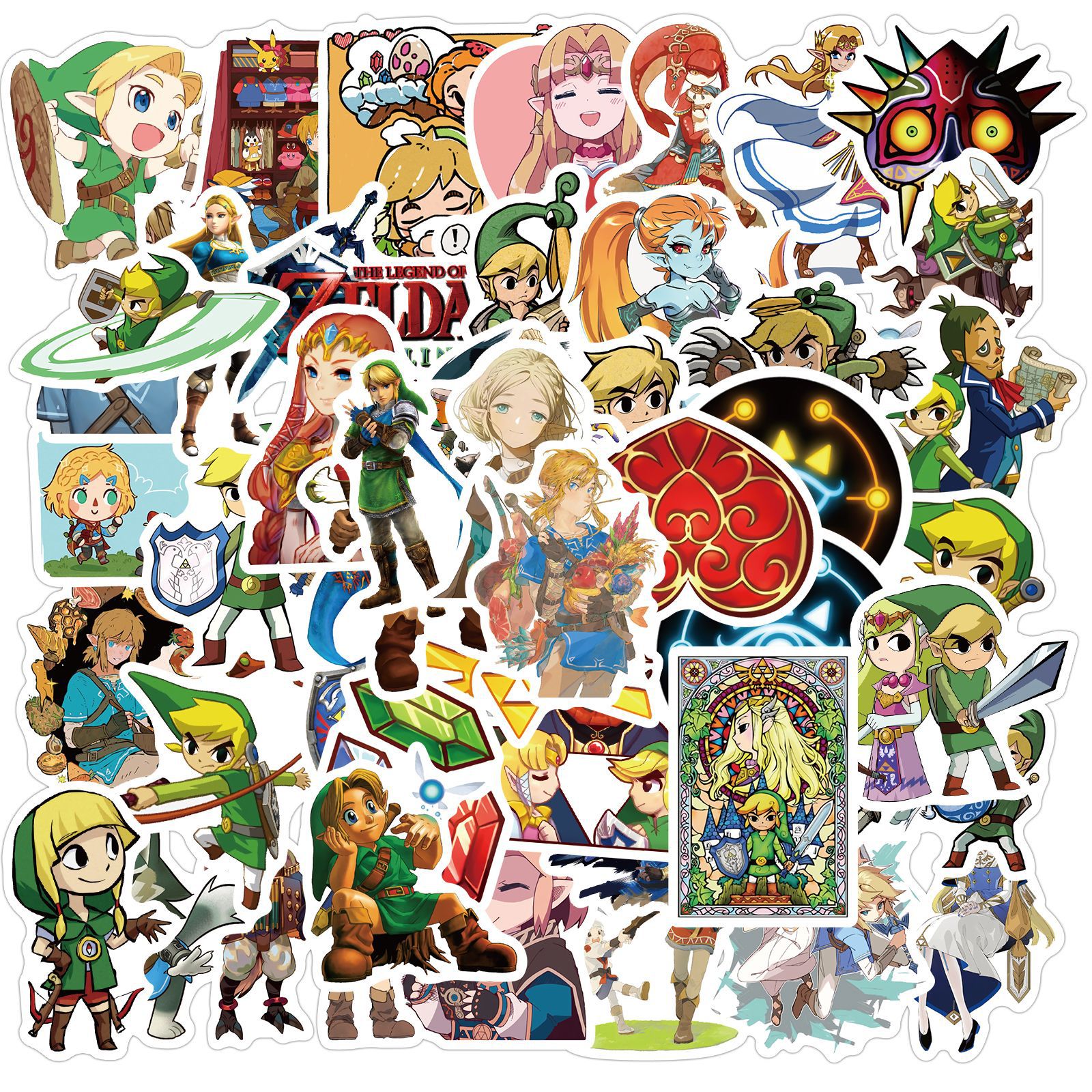 10 50Pcs Lot Cartoon Stickers The Legend of Zelda Waterproof Suitcase Skateboard Notebook Refrigerator Naklejki Decals 1 - Zelda Plush