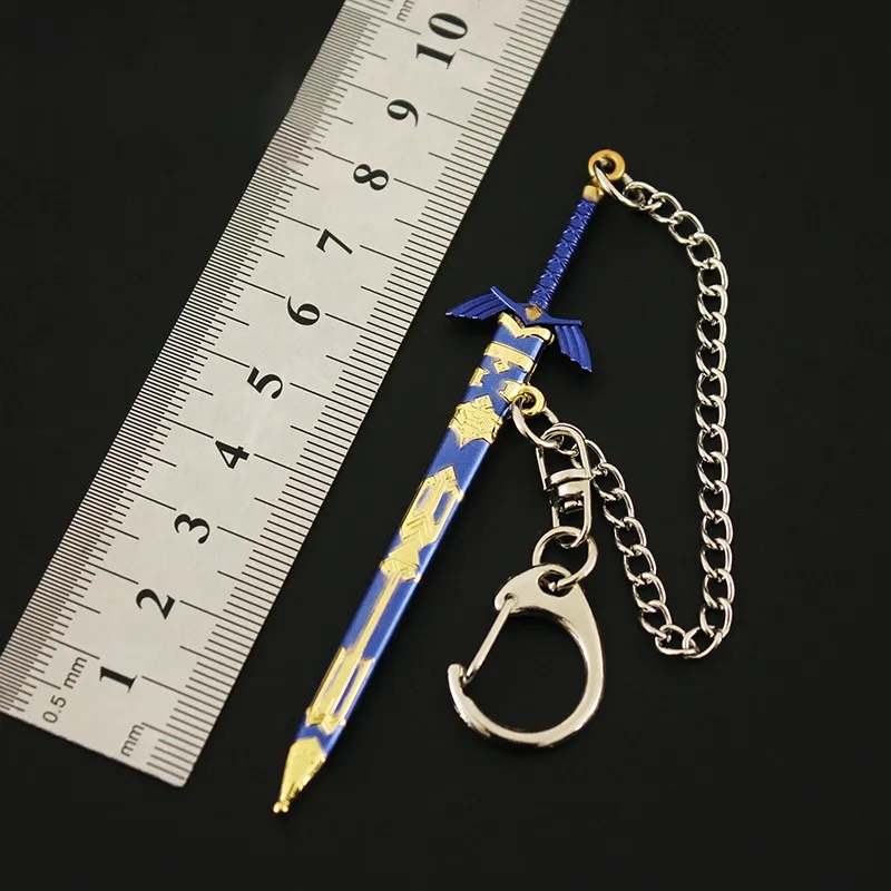9 12cm Legend of Zeldas Link Master Sword Model Pendant Keychain for Men Kingdom Tears The 2 - Zelda Plush