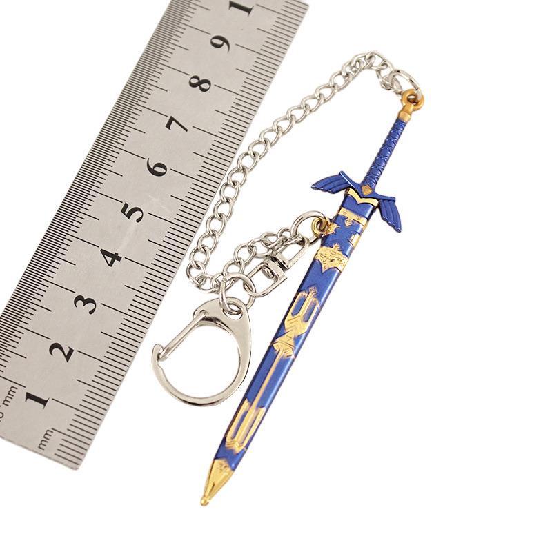 9 12cm Legend of Zeldas Link Master Sword Model Pendant Keychain for Men Kingdom Tears The 5 - Zelda Plush
