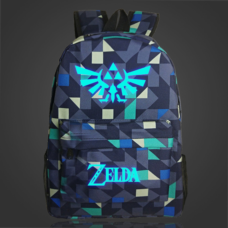 Anime The Legend of Zelda Mochila School Bag noctilucous Luminous Backpack Student bag Notebook backpack Daily 3 - Zelda Plush
