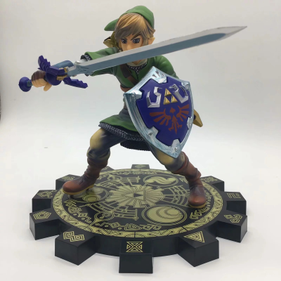Bandai The Legend of Zelda Skyward Sword PVC Action Figure 1 7 Toy Zelda Link Figurine 1 - Zelda Plush