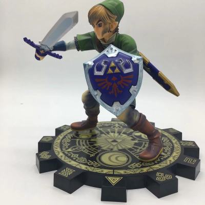 Bandai The Legend of Zelda Skyward Sword PVC Action Figure 1 7 Toy Zelda Link Figurine 2 - Zelda Plush