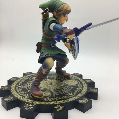 Bandai The Legend of Zelda Skyward Sword PVC Action Figure 1 7 Toy Zelda Link Figurine 3 - Zelda Plush