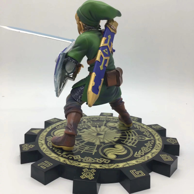 Bandai The Legend of Zelda Skyward Sword PVC Action Figure 1 7 Toy Zelda Link Figurine 4 - Zelda Plush