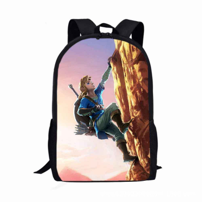 Game The Legend of Zelda Schoolbag Children Backpack Big Capacity Travel Laptop Bag Kawaii Student Cosplay 2 - Zelda Plush