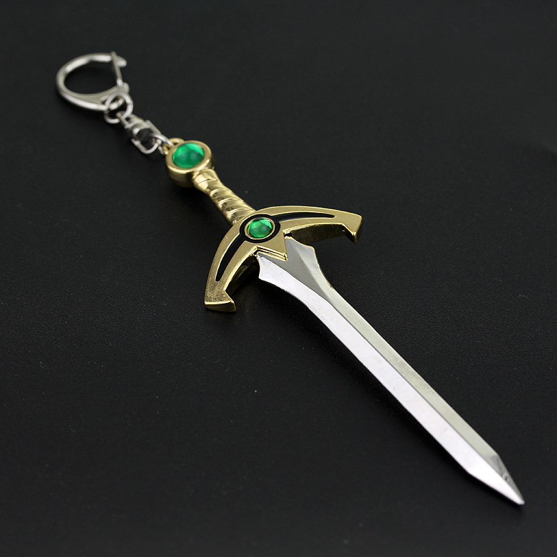 Games Hylian Shield Keychain Breath of The Wild Sheikah Eye Majora s Mask Sword Triforce Symbol 2 - Zelda Plush