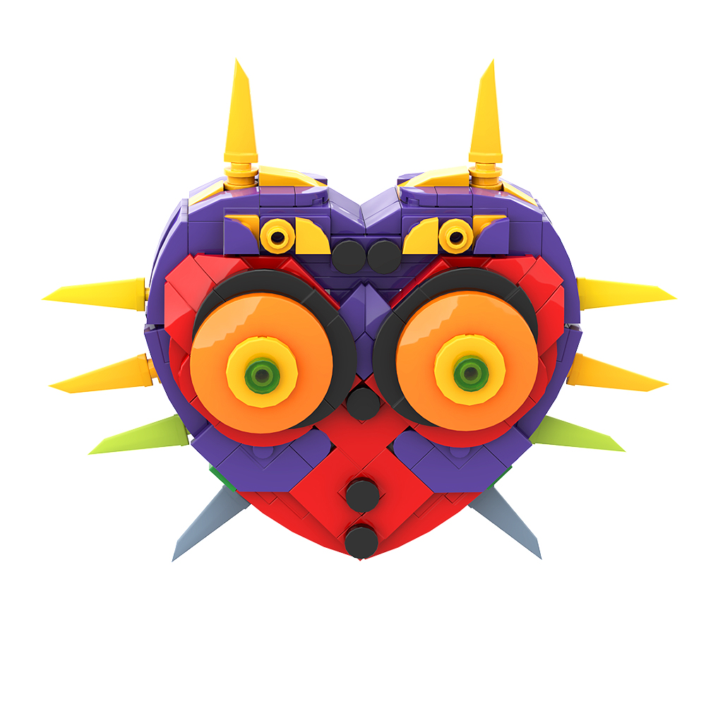 Gobricks MOC Majora s Mask Model Anime Figure Zelda Game Halloween Zelda Cosplay Props Building Block - Zelda Plush