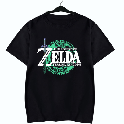 Men T shirts Zelda legend Anime Printed Pattern T shirt 100 Cotton Streetwear Fashion Women Unisex 1 - Zelda Plush