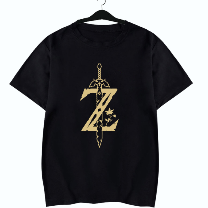 Men T shirts Zelda legend Anime Printed Pattern T shirt 100 Cotton Streetwear Fashion Women Unisex 2 - Zelda Plush