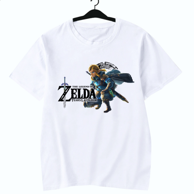 Men T shirts Zelda legend Anime Printed Pattern T shirt 100 Cotton Streetwear Fashion Women Unisex 4 - Zelda Plush
