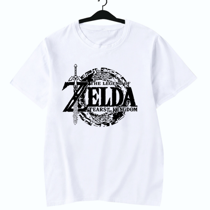 Men T shirts Zelda legend Anime Printed Pattern T shirt 100 Cotton Streetwear Fashion Women Unisex 5 - Zelda Plush