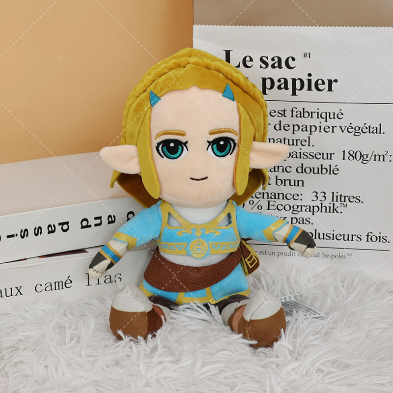 New Arrived Cartoon Zelda Plush Toys Cute Princess Zelda and Link boy Soft Stuffed Plush Dolls 1 - Zelda Plush