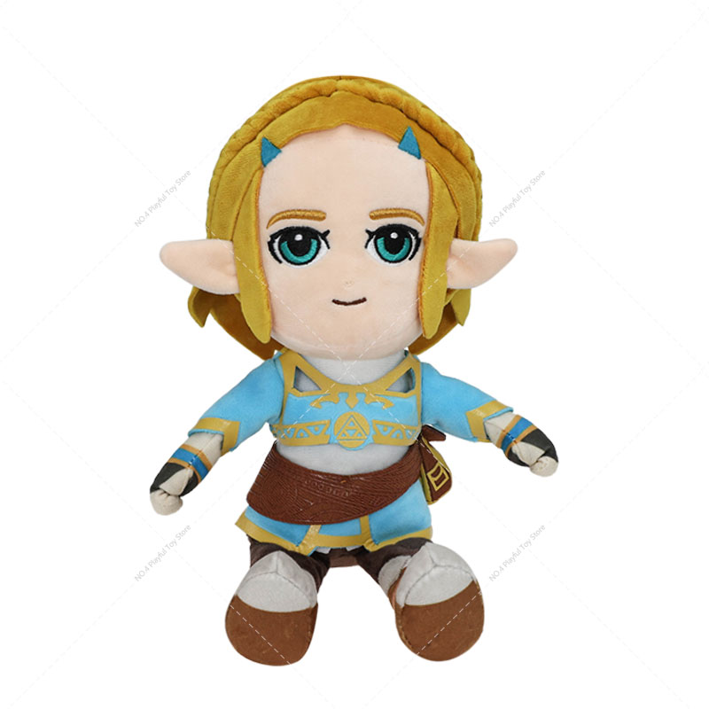 New Arrived Cartoon Zelda Plush Toys Cute Princess Zelda and Link boy Soft Stuffed Plush Dolls 2 - Zelda Plush
