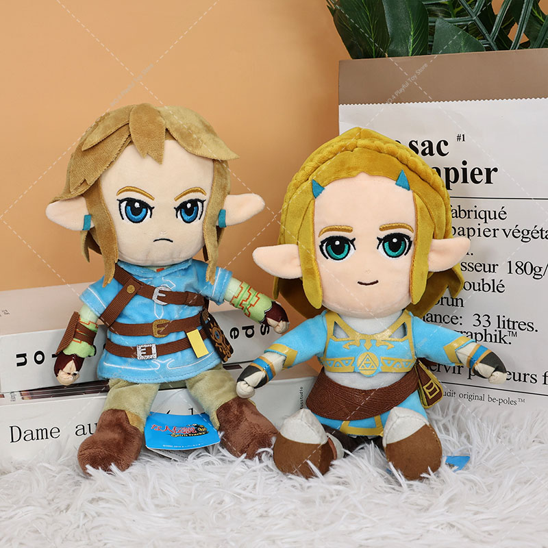 New Arrived Cartoon Zelda Plush Toys Cute Princess Zelda and Link boy Soft Stuffed Plush Dolls - Zelda Plush