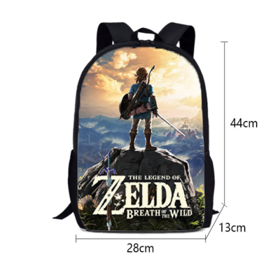 The Legend of Zelda Backpack Anime Game Children Shoulders Bag Cartoon Students Large Capacity Schoolbag Boys 1 - Zelda Plush