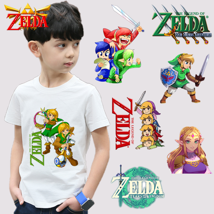 The Legend of Zelda Heat Transfer Patches for Clothing Anime Clothes Stickers DIY Thermal Patch Decor - Zelda Plush