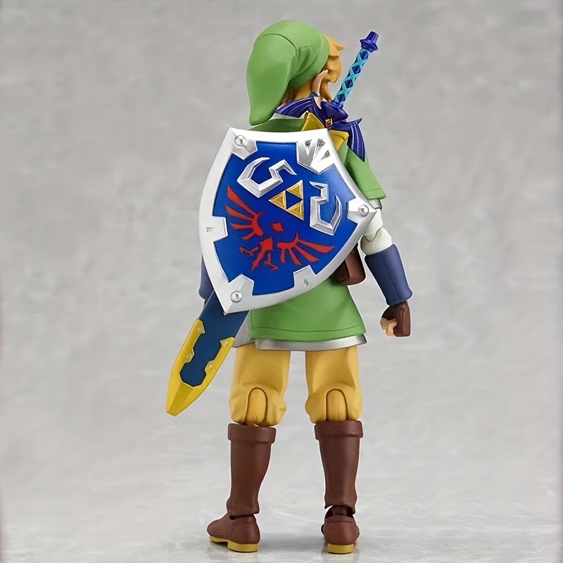 The Legend of Zelda Skyward Sword 14cm Link Action Figure Figma 153 Changeable Accessories PVC Model 2 - Zelda Plush