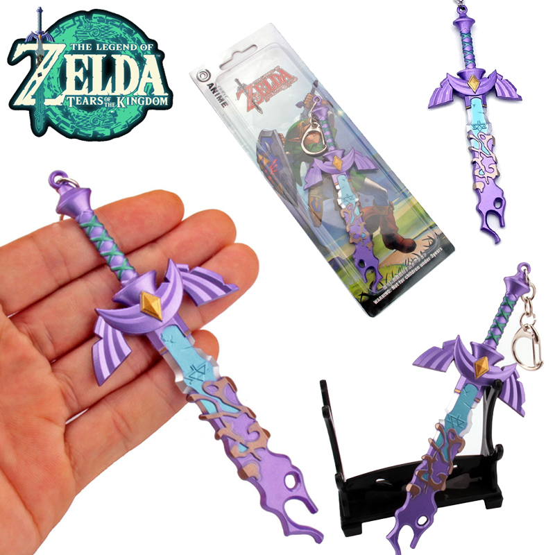 The Legend of Zelda Tears of The Kingdom Keychain Anime 13cm Action Figures Master Sword Mods - Zelda Plush