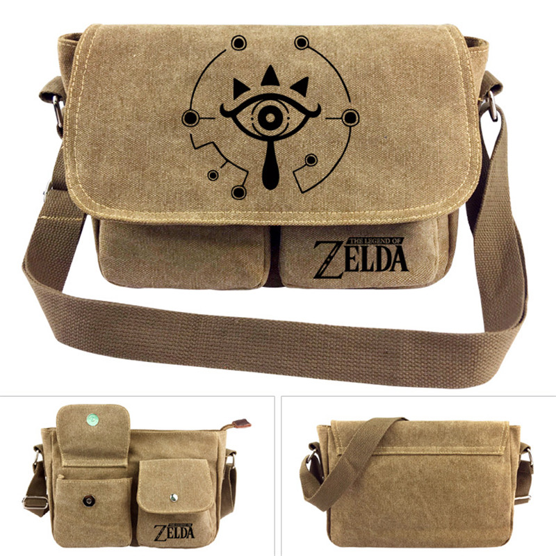 The Legend of Zelda Wild Breath Cross body Bag Messenger Bags Canvas Shoulder Bag Cartoon Anime 1 - Zelda Plush