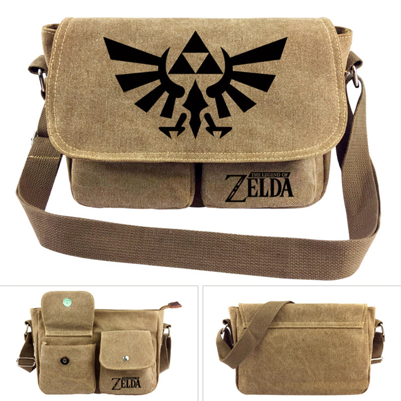 The Legend of Zelda Wild Breath Cross body Bag Messenger Bags Canvas Shoulder Bag Cartoon Anime - Zelda Plush