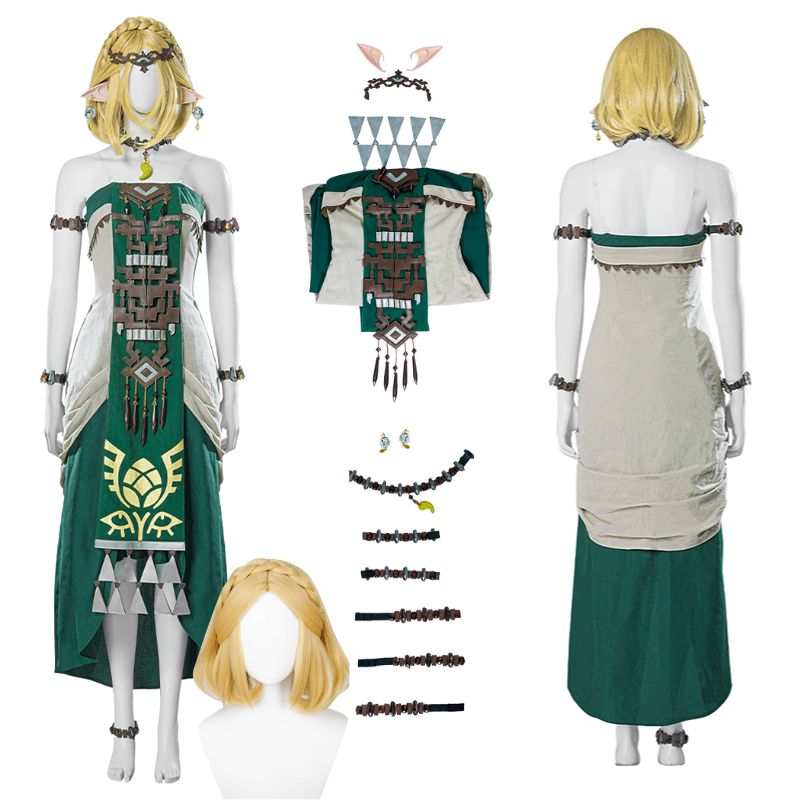 Zelda Cosplay Tears of the Kingdom Princess Link Dress Cosplay Women Costume Purah Cosplay Fantasia Princess 3 - Zelda Plush